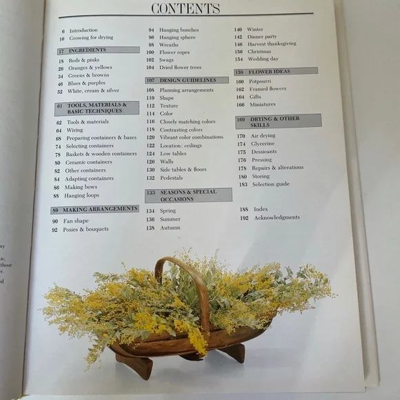 Vintage 80s Dried Flowers Floral Book DIY - Picture 9 of 9